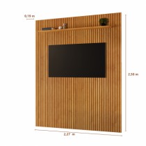 Painel Ripado Lyon Suspenso C/ PRATELEIRA - Móveis Ubá