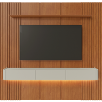 Painel Union Para Tv 65 Polegadas com Nicho 1,80 - Móveis Ubá